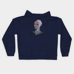 Dark Elf Necromancer Kids Hoodie